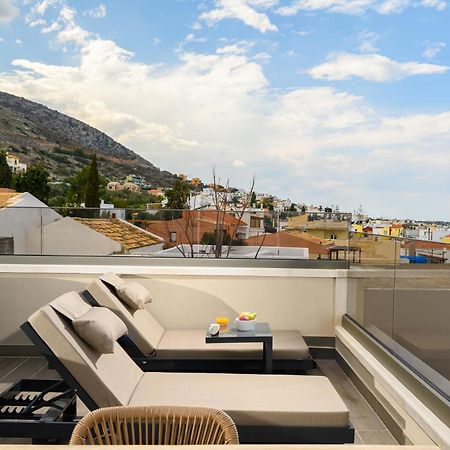 Villa Nicole - Private Pool & Rooftop Jacuzzi Херсониссос Экстерьер фото